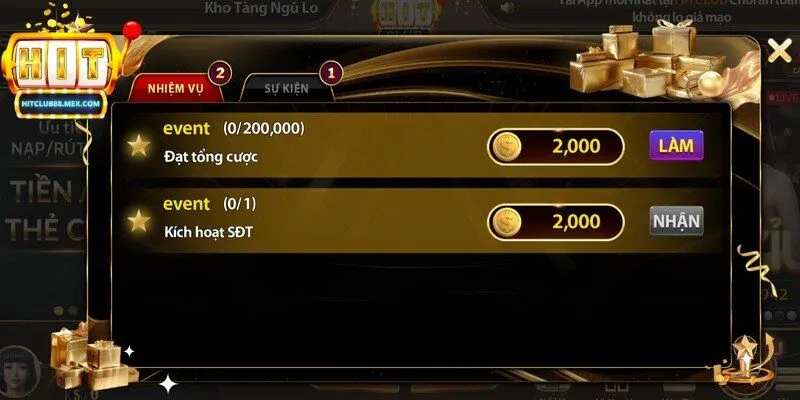 Khuyến mãi Hitclub hội tụ vô vàn sự kiện lớn, quà tặng khủng