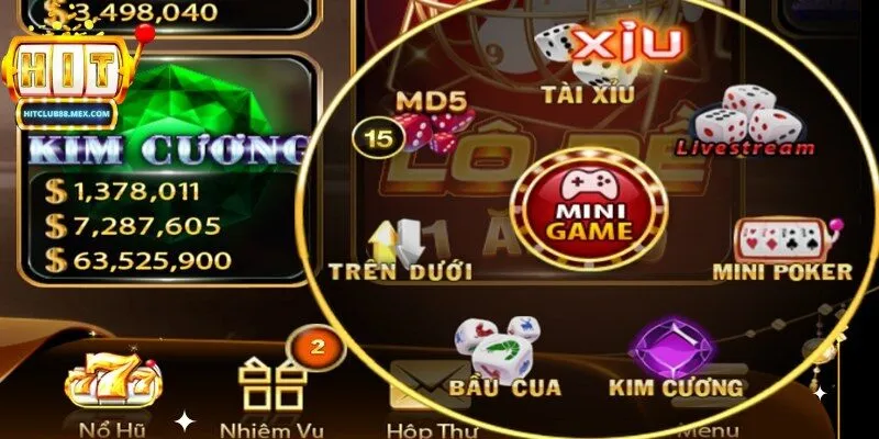 Games nhanh Hitclub mang tới giây phút thư giãn tuyệt vời